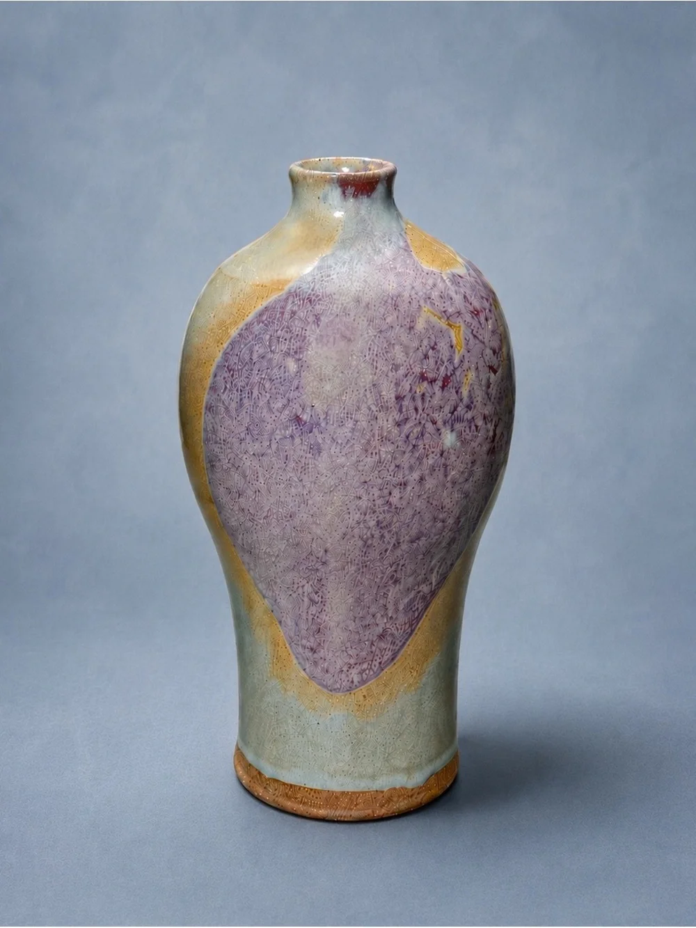 Ruth Stein for Diane Love NYC Studio Art Pottery Vase Signed Multicolor 7”